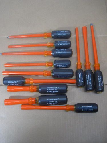Lot of 12 compositools electrical tools nut driver set in soft case for sale