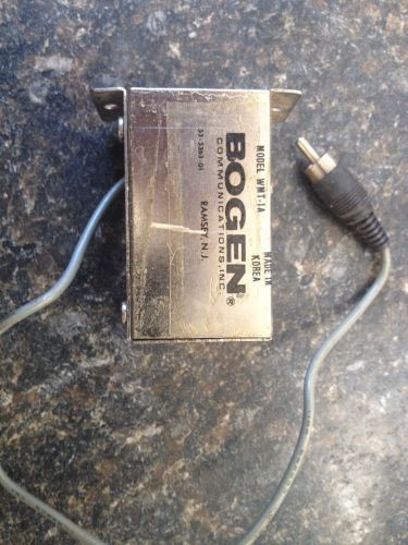 Bogen WMT-1A Input Line Matching Transformer 600 Ohm Microphone Amplifier