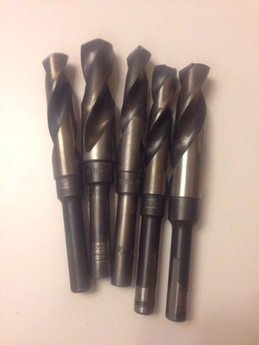 5 Piece Lot Of Big Drill Bits