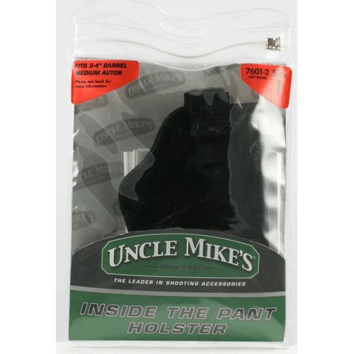 Uncle mike&#039;s 7601-2 inside-the-pant holster size 1 left hand black for sale