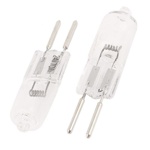 2 Pcs G5.3 Bi-Pin Base Halogen Replacement Bulb 24V 70W