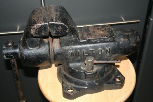 Wilton 400 series 4&#034; machinists swivel base bullet nose vise for sale