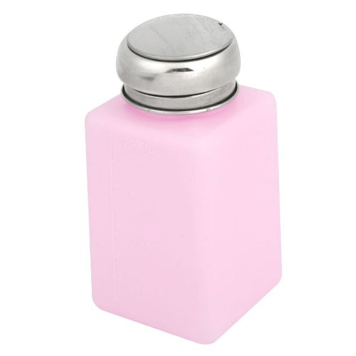 Laboratory Metal Cap Liquid Container Alcohol Bottle 200ml Pink