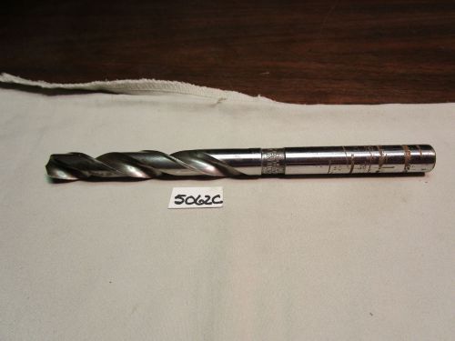 (#5062C) Resharpened USA Made 9/16 Straight Shank Style Drill