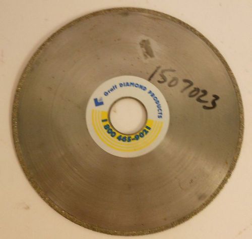 Graff Diamond Products 8&#034; x 1/16&#034; 5730RPM Diamond Electroplated Blade NNB