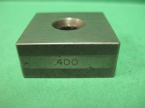 Machinist Tool Sale 1&#034;  PRATT &amp; WHITNEY GAUGE BLOCK 0.400 C398