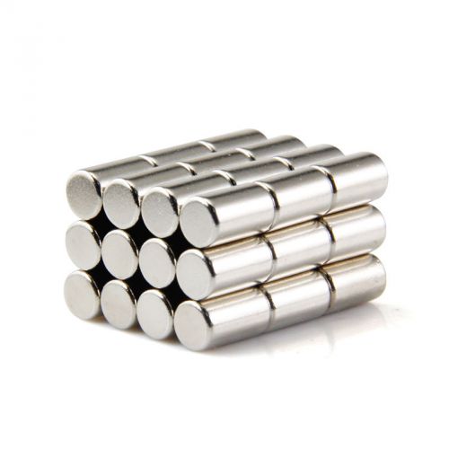 50pcs 6 x 10mm n50 super strong round disc cylinder magnets rare earth neodymium for sale