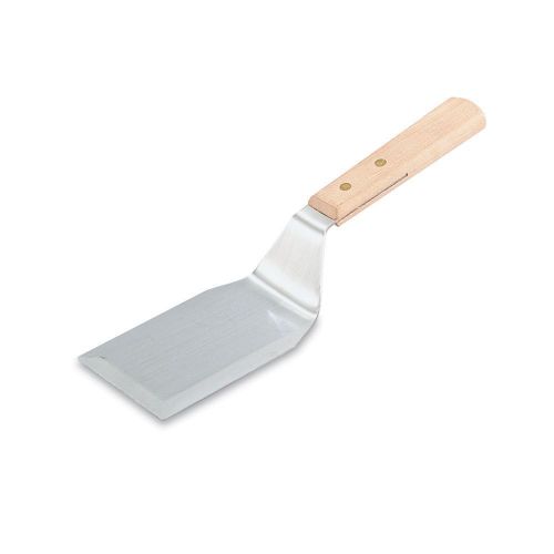 Vollrath 48080 Beveled Edge Hamburger Turner with Wood Handle