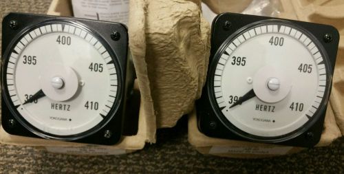 2 YOKOGAWA AB40 FREQUENCY METER PANEL METERS BRAND NEW