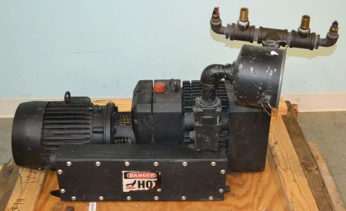 Busch Mink 3HP Rotary Claw Dry Pressure/Vacuum Pump MI 1124 BV 38 ACFM 75 Torr 3