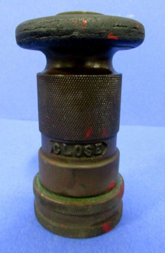 POWHATAN U BRASS 250 1 1/2&#034; FIRE NOZZLE