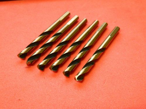 Barnes Distribution #87040 1/4  HSS Maintenance Length Drill Bits 1 lot of 6