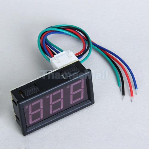 1x dc 99.9v red led voltmeter volt meter digital panel for sale