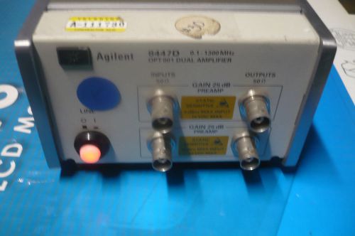 AGILENT(HP) 8447D 0.1-1300 MHz AMPLIFIER read ad