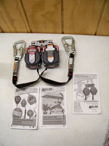Miller Twin Turbo Fall Protection System T-Bak 7.5 foot New