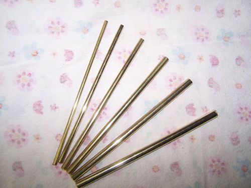 Knife  Brass Rods 1 set =  1 of each size 5/32, 3/16, 7/32, 1/4, 9/32, 5/16 x 6&#034;