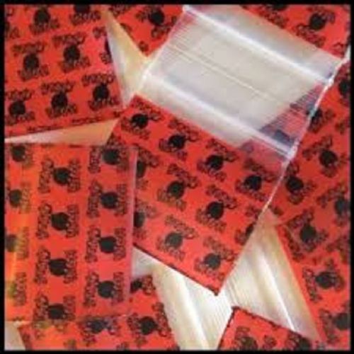 100     1.5&#034; x  1.5&#034;   Stay High  Apple Mini Ziplock Baggies Zip Lock