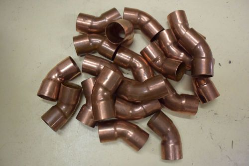 3/4 INCH COPPER SWEAT 45 DEGREE ELBOW CXC ELL 20PCS