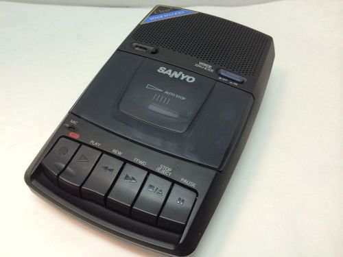 SANYO TRC-SB1000 Cassette Slim &amp; Small Tape Recorder W/Box - Works Great