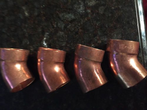 NIBCO DWV 1 1/2&#034; 45 STREET (FTG)  (LOT OF 4)