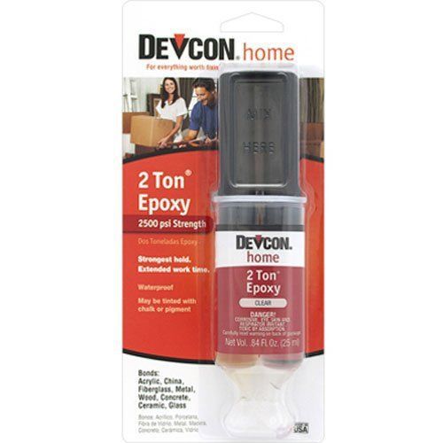 Devcon 31345 2 Ton Clear Epoxy, 25 ml