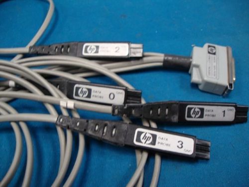 HP AGILENT 15407A CABLE SET with PROBES FOR 8182A FOUR CHANNELS
