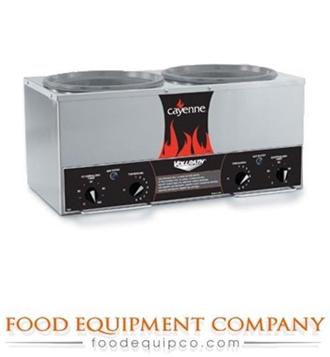 Vollrath 72029 Cayenne® Model TW-27R Twin 7-Quart Rethermalizer Package