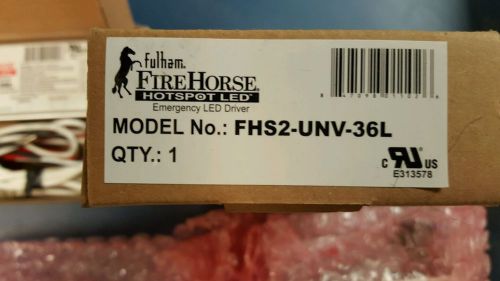 FireHorse FHS2 UNV 36L LED emergency driver and battery
