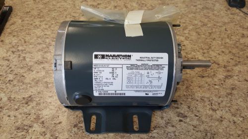 Marathon electric motor 5kh35jn3132t hp 1/3 volts 115/208-230 rpm 1725 for sale