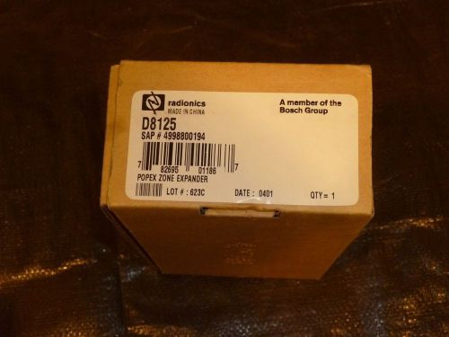 Bosch Radionics D8125 Zone Expander Popex Alarm Module NEW