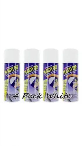 Performix Plasti Dip White 4 Pack Rubber Coating Spray11oz Aerosol Cans Rims Dip