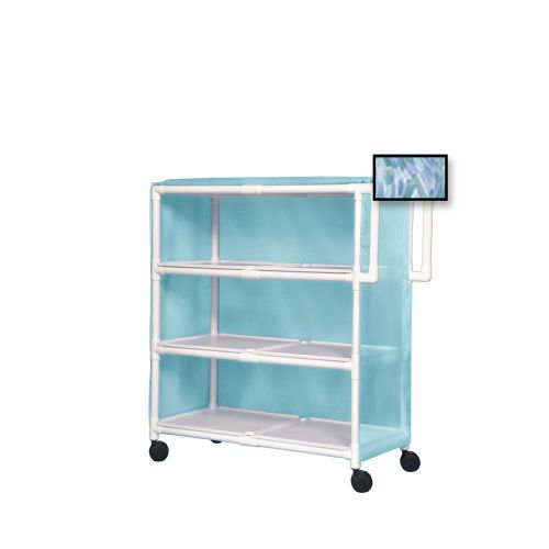 Jumbo Linen Cart - Three Shelves Sure Chek TBrass               1 EA