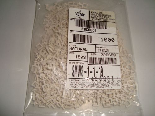 Richco Optical Fiber Micro Wire Saddle Arrow Mount SMWS-1-1-19 New (100 Pcs)