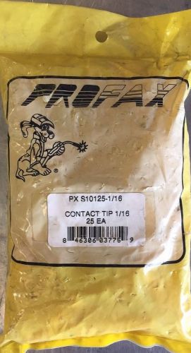 PROFAX PXS10125-1/16 CONTACT TIP SUBARC (25 PER PKG)