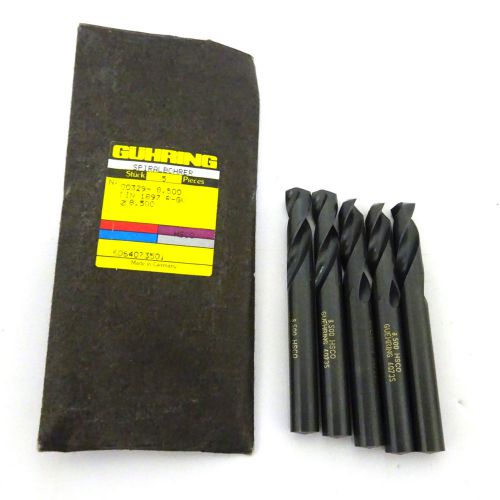 8.5 mm guhring 329 series heavy duty cobalt drills (5) for sale