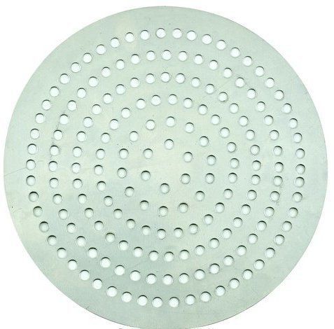 Winco APZP-8SP, 8-Inch, 114 Holes, Aluminum Super-Perforated Pizza Disk