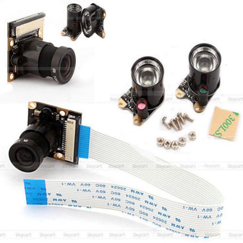 Night Vision IR Surveillance Camera+2 Pcs 3W Infrared Light For Raspberry Pi