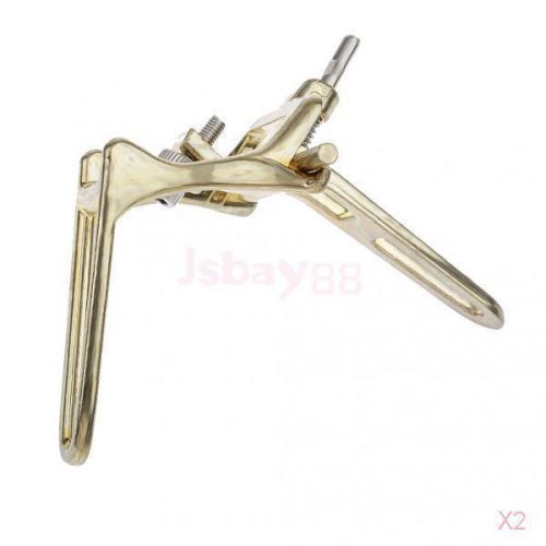 2x Dental Lab Adjustable Copper Plating Teeth Articulator Small Size