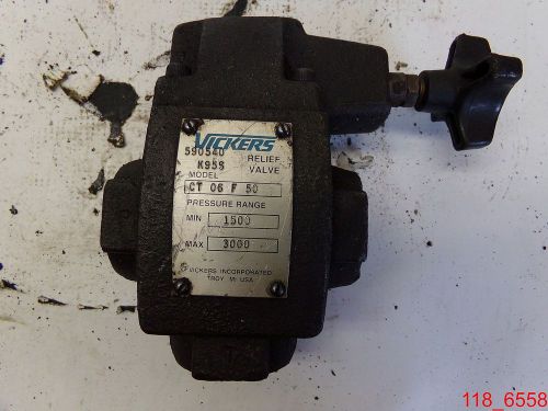 USED 3-Port Pilot 590540 CT-06-F-50 Operated Relief Valve