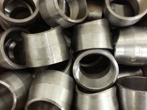 6 – New 2&#034; NPT X 4&#034; IRON PIPE SIZE 300# THREAD O LETS