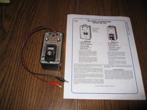 Altek Model 134 Milliamp Loop Calibrator