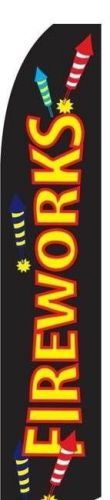 Fireworks Flag Swooper Feather Sign Banner 15ft Kit made in USA (one)