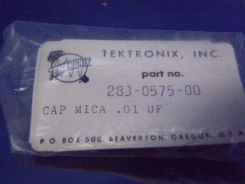 TEKTRONIX 283-0575-00 CAP MICA .01 UF NEW/ UNUSED SURPLUS