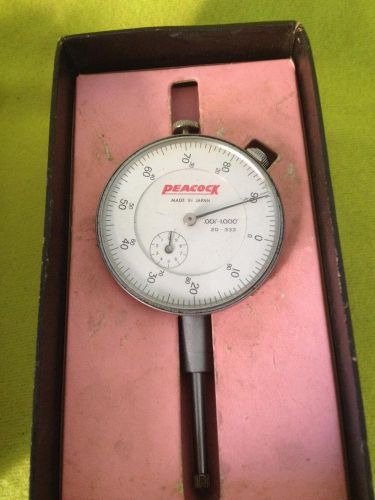 VINTAGE PEACOCK DIAL INDICATOR MODEL 20-333 Range .001-1.000