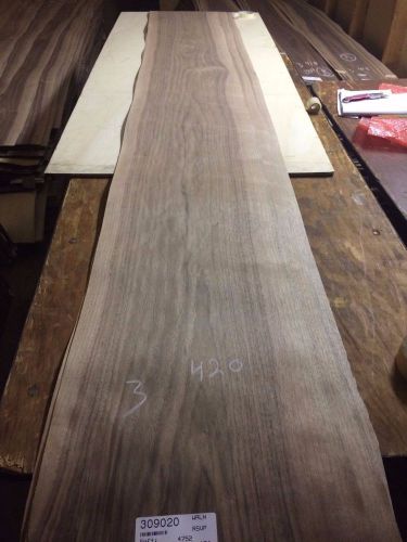 Wood Walnut Veneer 120X15  total 3pcs RAW VENEER  N420.