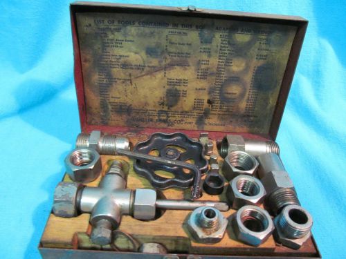 VINTAGE MUELLER BRASS CHARGING &amp; PURGING VALVE KIT