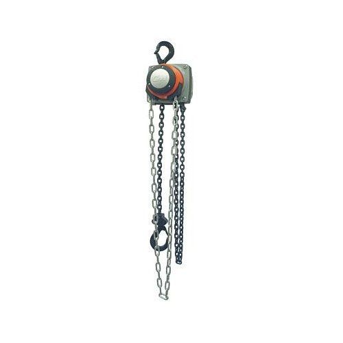 CM 5653A Steel Hurricane Hand Chain Hoist with Hook Mounted, 2000 lbs Capacity,