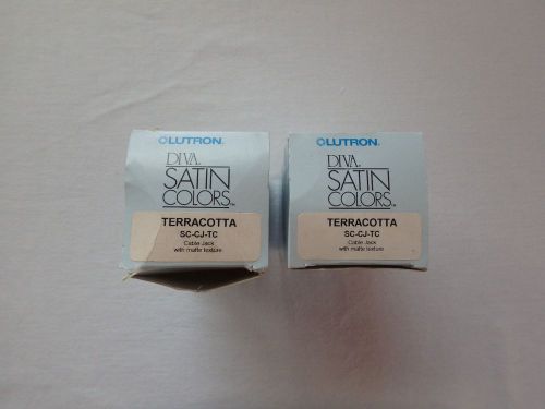 Lutron cable jack terracotta sc-cj-tc nib each for sale