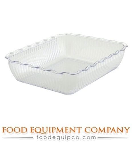 Winco CRK-13C Food Storage Container/Crock, 13&#034; x 10&#034; x 3&#034;, cream - Case of 12