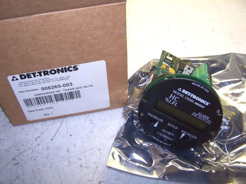 NEW DET-TRONICS U9500 H6002 HC TRANS W/O RLYS 006259-006 REV B GAS TRANSMITTER